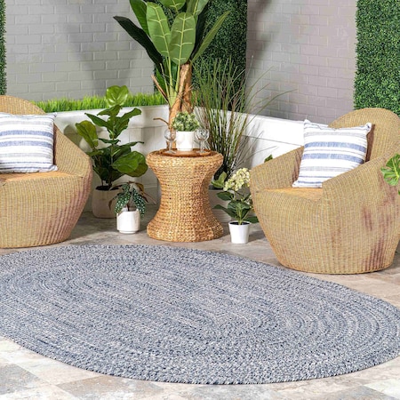 Nuloom Wynn Braided Indoor/Outdoor Area Rug 7ft 6in x 9ft 6in HJFV01D-O76096